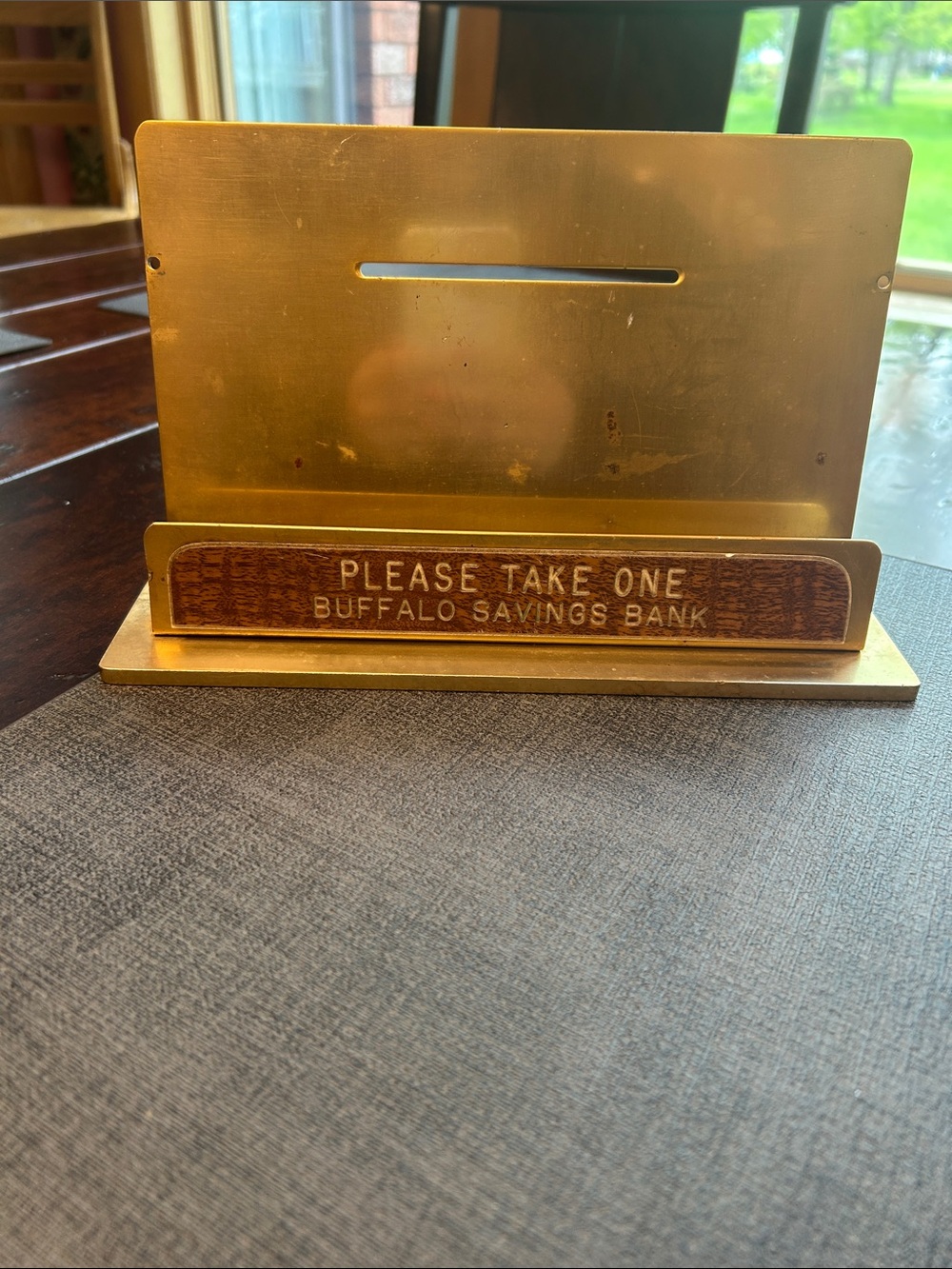 Buffalo NY Bank Display holder